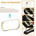 thumbnail image 3 of Unique Bargains Nail Arm Rest with 360° Rotating Phone Holder U Shaped Manicure Hand Rest Detachable Arm Rest for Nail Tech for Salons or Home Use Beige, 3 of 8
