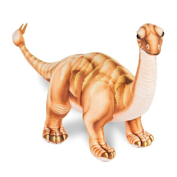 Real Planet Shunosaurus Brown 26 Inch Realistic Soft Plush