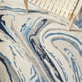 thumbnail image 6 of SAFAVIEH Soho Sybella Abstract Runner Rug, Grey/Blue, 2'3" x 8', 6 of 8