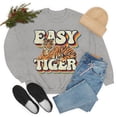 thumbnail image 4 of Vintage Tiger Retro Rainbow Sweatshirt Tiger Lover Shirt Gift Ideas, 4 of 6