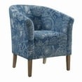 thumbnail image 2 of Linon Noelie Side Accent Club Chair, Blue Seashell, 2 of 11