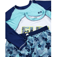 thumbnail image 2 of Quad Seven Boys' Rash Guard Set - 3 Piece Quick Dry Sun Shirts and Swim Trunks for Boys (Sizes: 5-12), 2 of 7