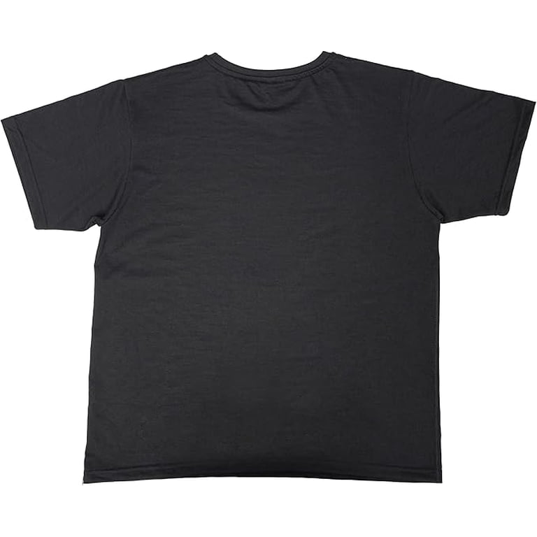 Heart Warrior Men's Black Shirt 100% Cotton Tee Shirt with Bold
