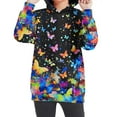thumbnail image 2 of HAOTAGS Toddler Girls Boys Unisex Sweatshirts, Round Neck Long Sleeve Multicolor Full Print Casual Fall/Winter Hoodie Pullover Top Multicolor 7 T, 2 of 6
