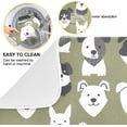 thumbnail image 2 of Dogs Green Dish Drying Mats, Reversible Coffee Mat, Microfiber Dish Drying Rack Mat for Kitchen Countertop Decor 18 x 24 Inches, 2 of 6