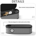 thumbnail image 3 of FICARTS Hidden Cat Litter Box Enclosure - Resin, Odor Control, Vented (Indoor/Outdoor, Grey, 63.11"×17.8"×17.13"), 3 of 6