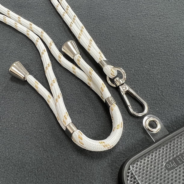 Adhesivo trasero para cordón de teléfono móvil, cordón japonés, cordón colgante oblicuo, ajustable, cuerda telescópica universal