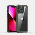 thumbnail image 1 of TECH CIRCLE Clear Case Compatible with iPhone 13 Pro Max Full Body Protection Anti-slip Shockproof phone Case Hard Back Slim Fit Cover For iPhone 13 Pro Max,Armygreen, 1 of 6