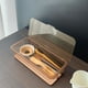 thumbnail image 1 of Organizador de Utensilios Transparente Xja250923001 | con Tapa a Prueba de Fugas para Palillos y Vajilla | Diseño de Drenaje con Bandeja Extraíble | Portacubiertos de Escritorio para Cocina | Organiz, 1 of 6