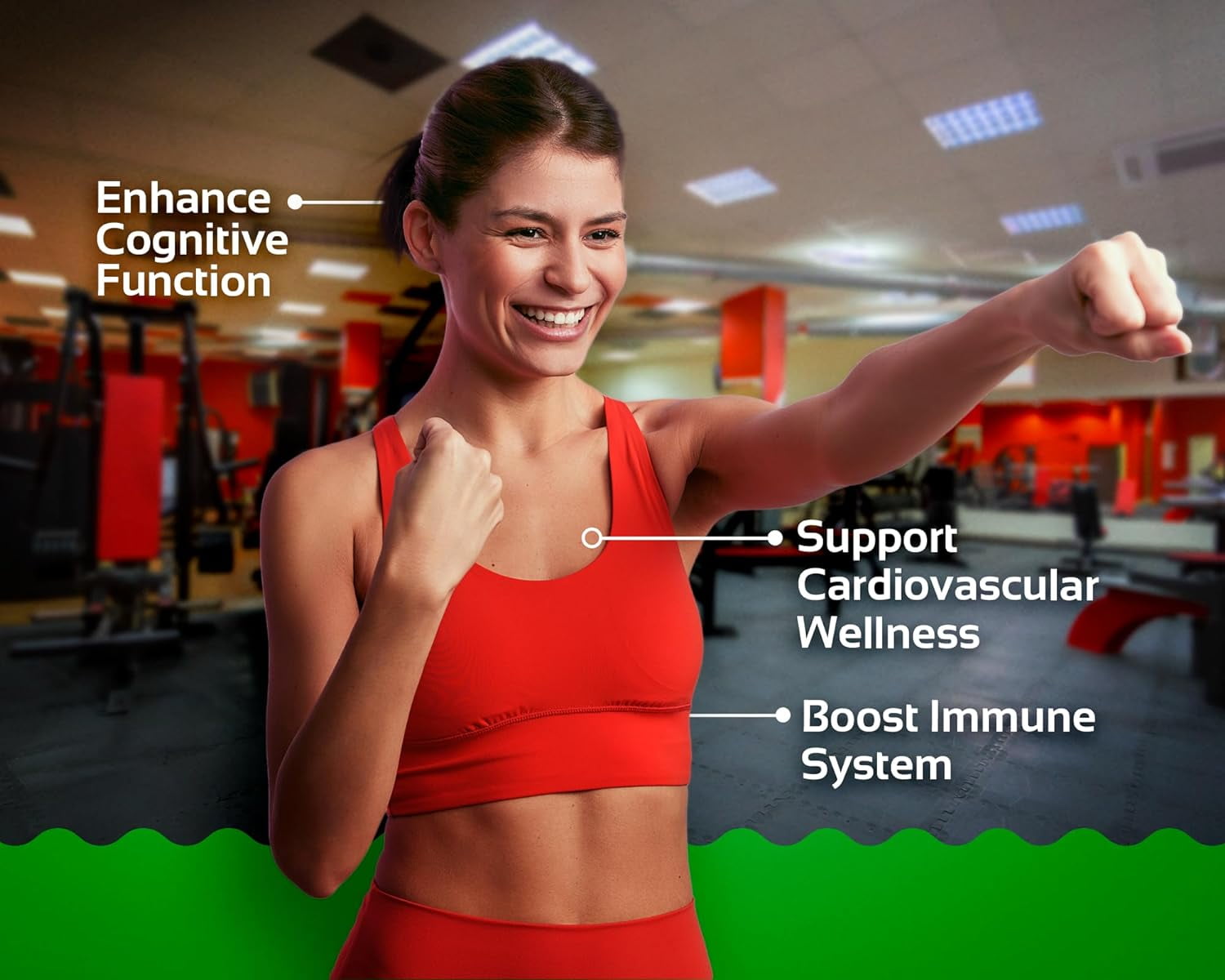 Cognitune Methylfolate Gummies, Brain, Heart, and Immune Support, Strawberry Flavor, Non-GMO, Vegan, Gluten-Free