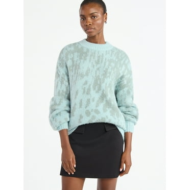 Scoop Women's Tunic Sweater with Long Sleeves, Midweight, Sizes XS-XXL