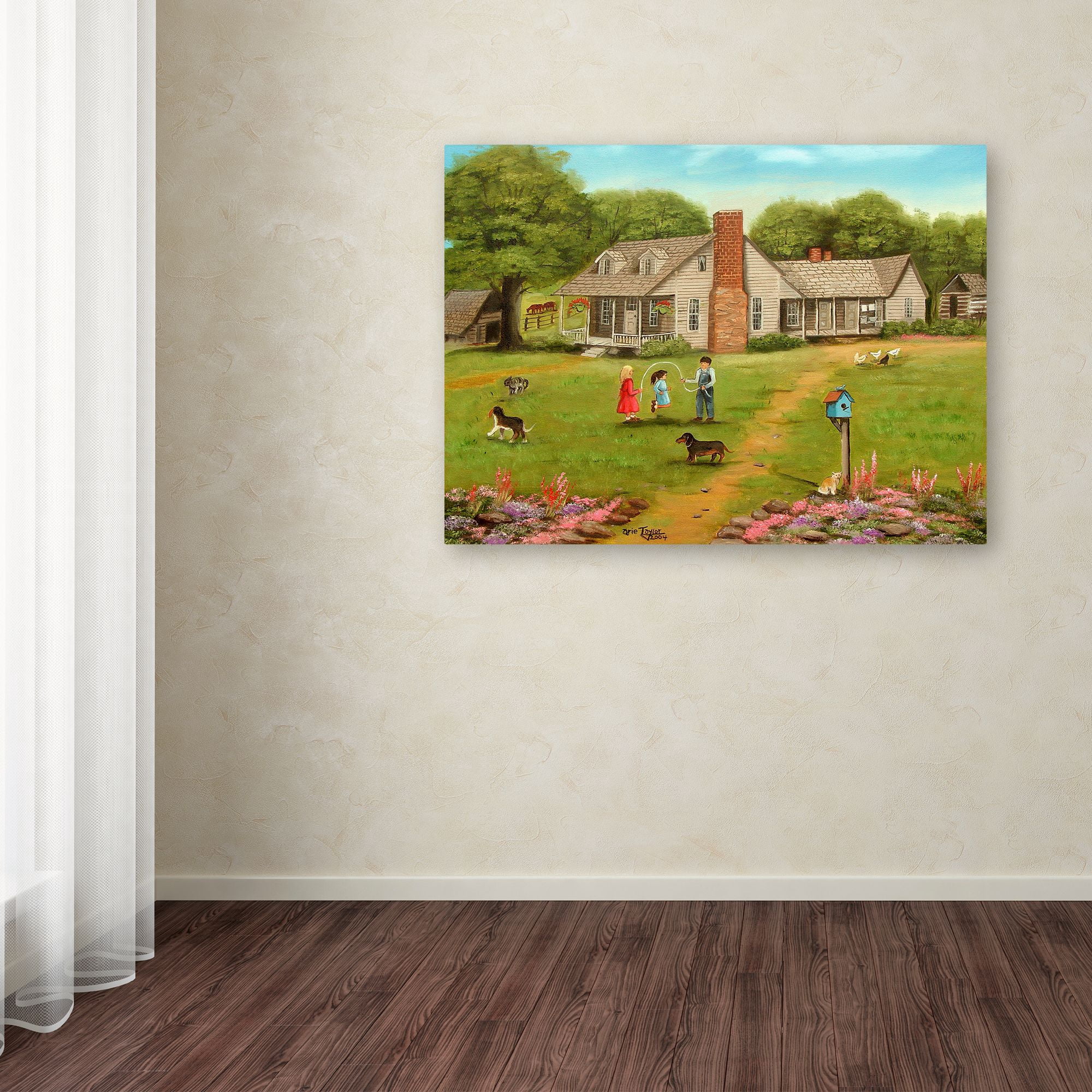 Trademark Fine Art 'Grandpa's House' Canvas Art by Arie Reinhardt Taylor