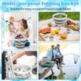 thumbnail image 5 of Armscye 2 pack Collapsible Buckets, 2.6 Gallon (10L) Cleaning Bucket Mop Buckets for Household, Collapsible Bucket with Handle, Essential for RV, Garden Cleaning, Car Washing, Fishing, Easy Storage, 5 of 7