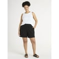 thumbnail image 3 of Terra & Sky Women's Plus Size Pull On Knit Shorts, 7" Inseam, 3 of 6