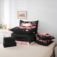 thumbnail image 6 of Manfei Ocean Animal Axolotl 7 Pieces Full Size Bedding Sets,3D Print Salamander Full Size Bed in a Bag,Black Reversible, 6 of 7