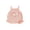 Orange, variant on RUINIXCW Baby Girl Birthday Romper Goose Embroidery Ruffle Trim Sleeveless Jumpsuit