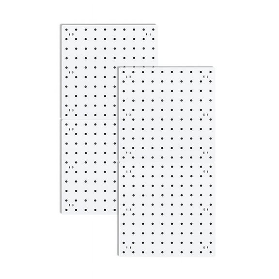 Pegboards Plastic Wall Organizer Panels, 25 x 25cm, 5-15 lb