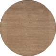 thumbnail image 1 of Ahgly Company Indoor Round Contemporary Orange Brown Abstract Area Rugs, 7' Round, 1 of 6
