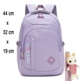 thumbnail image 1 of Pink Lightweight Water-Resistant Backpack For Women Girls Kids With Laptop Compartment, 1 of 7