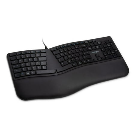 Kensington Pro Fit K75400US Black USB Wired Ergonomic Keyboard