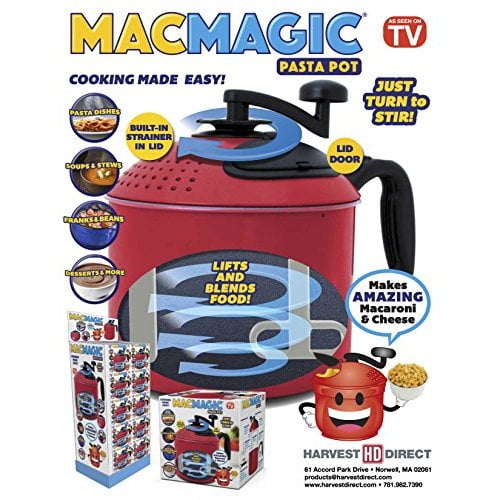 Mac Magic® 4 qt Red Pasta Pot