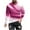 Hot Pink, variant on Qingpeng Mens Basic Shirt Print Round Neck Long Sleeves Casual Slim Fit Shirt