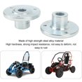 thumbnail image 4 of Shaft Pair Of 17T 3 Stud Rear Wheel Hub Shaft Steel Alloys Rear Axle Wheel Hub For Quad Bike ATV  Go Kart With 5 Inch Tires, 4 of 8