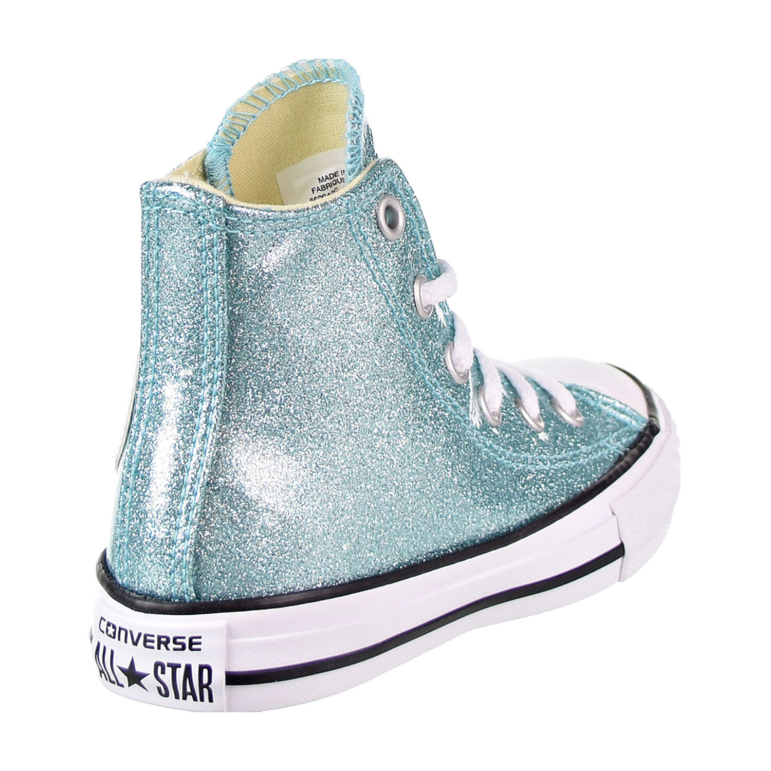 Converse Unisex CHUCK TAYLOR ALL STAR HI-TOP, BLEACHED AQUA/NATURAL/WHITE - image 3 of 6