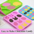thumbnail image 4 of Juego de moldes de silicona con forma de huevo y conejito de pascua, chocolate y caramelo, 4 of 7