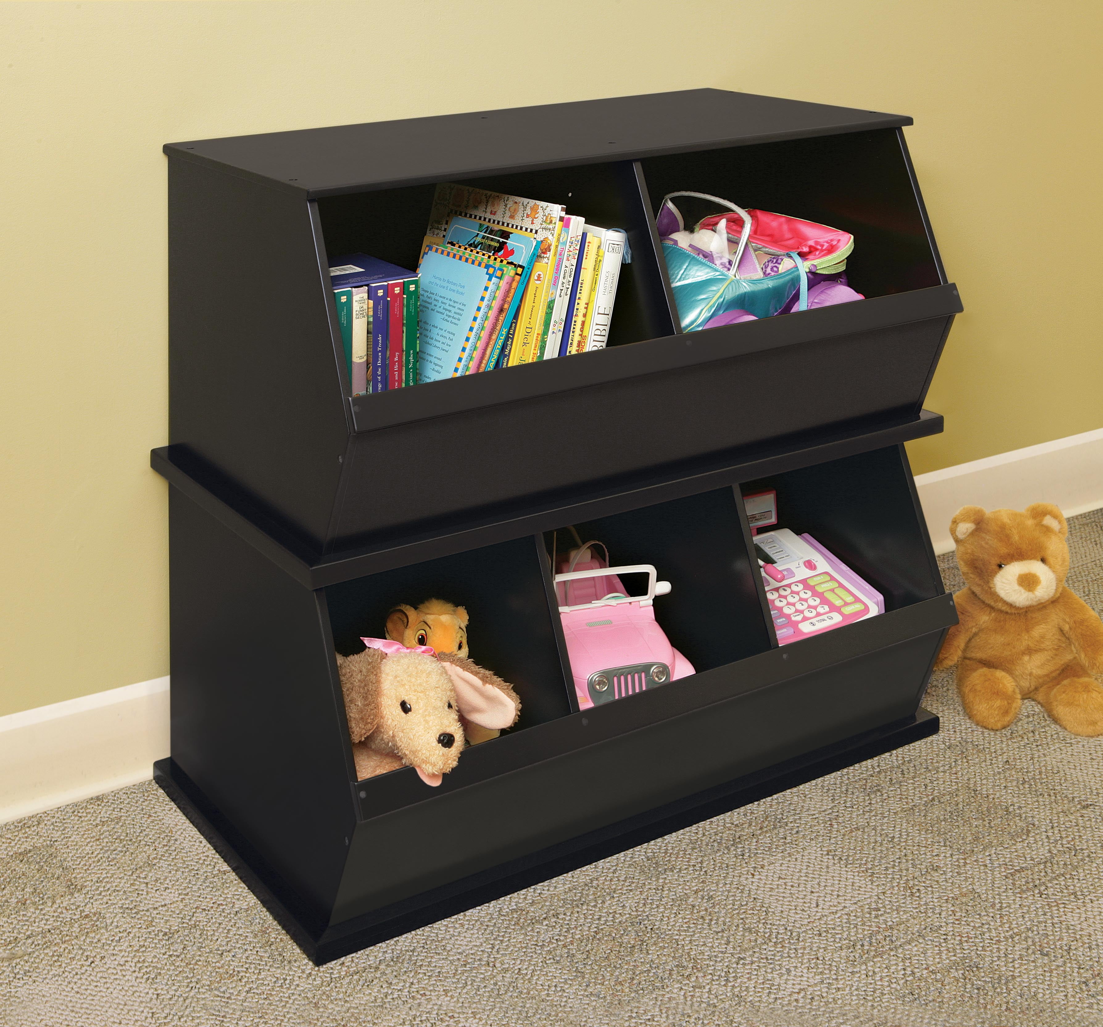 land of nod stackable storage bins