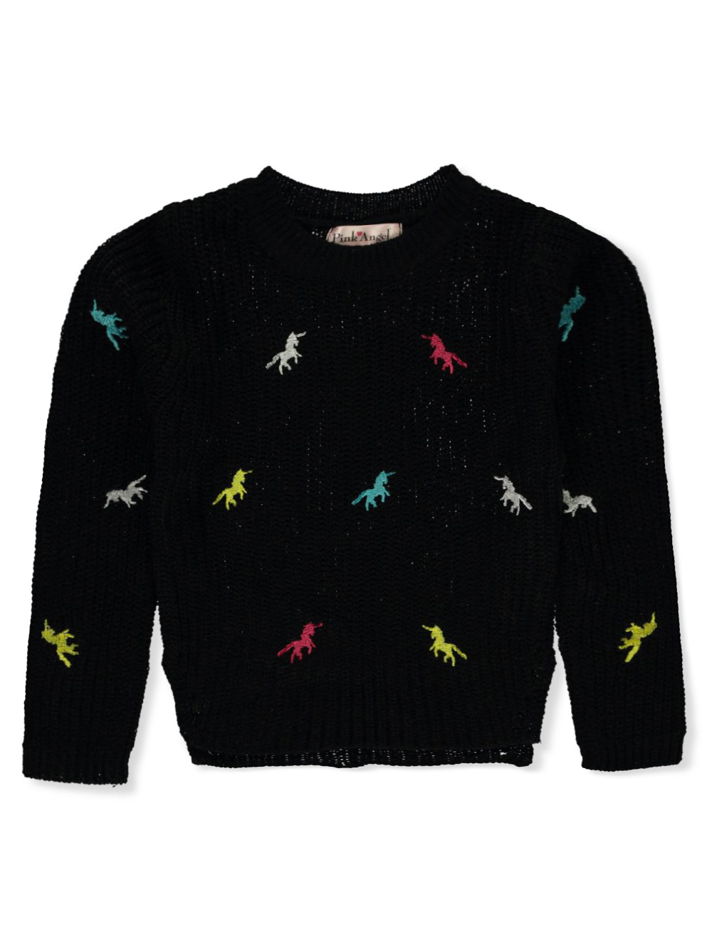 Pink Angel Girls' Unicorn Sweater - black, 5 - 6 (Little Girls) -  Walmart.com