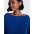 thumbnail image 4 of No Boundaries Waffle Knit Sleep Top, Women’s and Women’s Plus XS-2X, 4 of 5