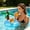 Light Blue-LB, variant on MMJ Drink Dispenser Inflatable Cup Holder Palm Tree Cactus 9.4x7.9x7.9in Pool Floatie for Summer