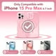 thumbnail image 2 of Funda de teléfono CAPRARO Cute para iPhone 15 Pro Max Peach Pink, 2 of 7