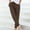 Brown Cheap Stuff Under 1 Dollar, variant on Dyegold Linen Pants For Women Casual Tapered Pants Drawstring Elastic Waist Loose Lightweight Summer Trousers With Pocket