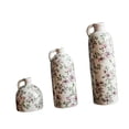 thumbnail image 2 of Juego de 3 jarrones de cerámica, jarrones retro con flores, diseño novedoso de estilo chinoiserie para sala de estar, repisa de granja., 2 of 8