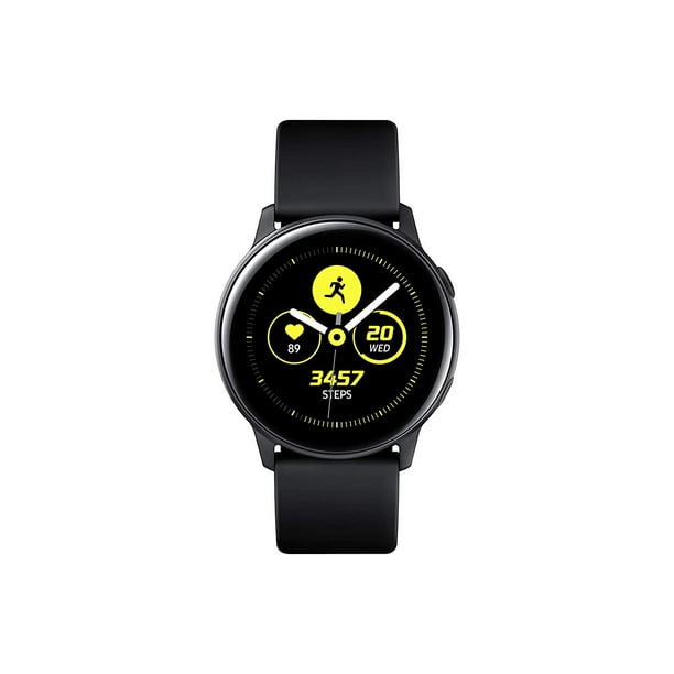 Dijk Ijzig veiligheid SAMSUNG Galaxy Watch Active - Bluetooth Smart Watch (40mm) Black -  SM-R500NZKAXAR - Walmart.com