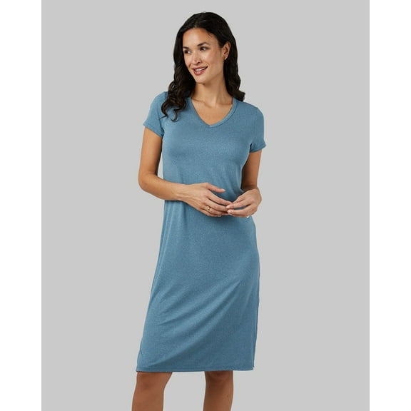 32 Degree WOMEN'S COOL T-SHIRT DRESS MOROCCAN BLUE