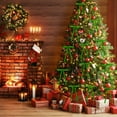 thumbnail image 4 of hengsof Velvet Bows For Christmas Tree Decorations Wreath Garland Velvet Bows With Twists Ties, 4 of 5
