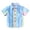 Sky Blue*, variant on OSOLU Toddler Boys Shirt Lapel Collar Short Sleeve Full Pineapple Banana Fruit Print Button Front Playwear Tops Black
