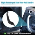 thumbnail image 3 of Tirador de puerta interior Unique Bargains lado derecho para Ford Fiesta 11-20 fibra de carbono, 3 of 7