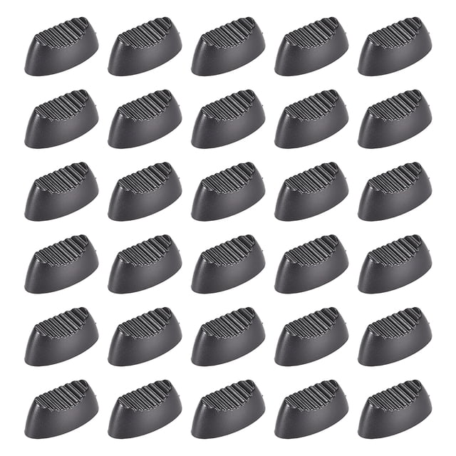 Reemplazo de perillas deslizantes de mezclador de consola de 24mmx12mmx11mm para potenciómetro negro, 30 piezas
