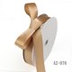 thumbnail image 1 of Xiao Hua rollos de cinta de un solo lado color champán dorado de 2,5 cm de ancho, cinta brillante para envolver regalos, cinta de un solo lado para decoración de fiestas navideñas y manualidades., 1 of 5