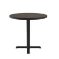 thumbnail image 6 of Correll Table Height Commercial Laminate Café and Breakroom Table 24x24" ROUND, WALNUT BLACK, 6 of 11