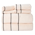 thumbnail image 4 of Windsor Home  Quick Dry White Cotton Zero Twist 6-piece Towel Set, 4 of 5
