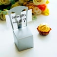thumbnail image 3 of 12Pcs / Set Cajas de favores , Suministros de decoración de regalos de dulces de , Forma de silla Plata Soledad Boda Caja de dulces Caja de dulces, 3 of 6