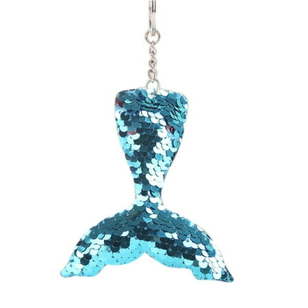 Pax Tail Bag - Delicate Sequins Reflective Mermaid Tail Key Ring Keychain Pendant for Bag Decoration