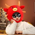 thumbnail image 2 of sombrero de buey, gorro de Cosplay, disfr de Halloween, dibujos animados de animales, gorro de , accesorios para fotografía, accesorios,, 2 of 8