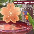 thumbnail image 2 of Universal Copper Bird Bath Cleaning Plate Three-point Support Rust-Proof Purification Plate for Garden Bird Bath Tub Feeder Bowl Type D, 2 of 6