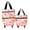 #A_Pink, variant on Foldable Wheeled Shopping Tote Bag with Wheels, Portable Rolling Grocery Cart Bag Expandable Reusable Market Tote for Supermarket Picnic Travel Camping, Collapsible Storage Cart with Wheels, Black